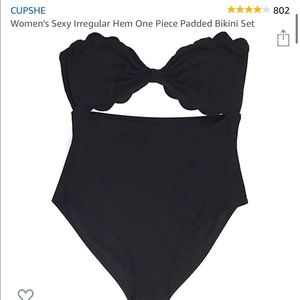 CUPSHE brand black swimsuit